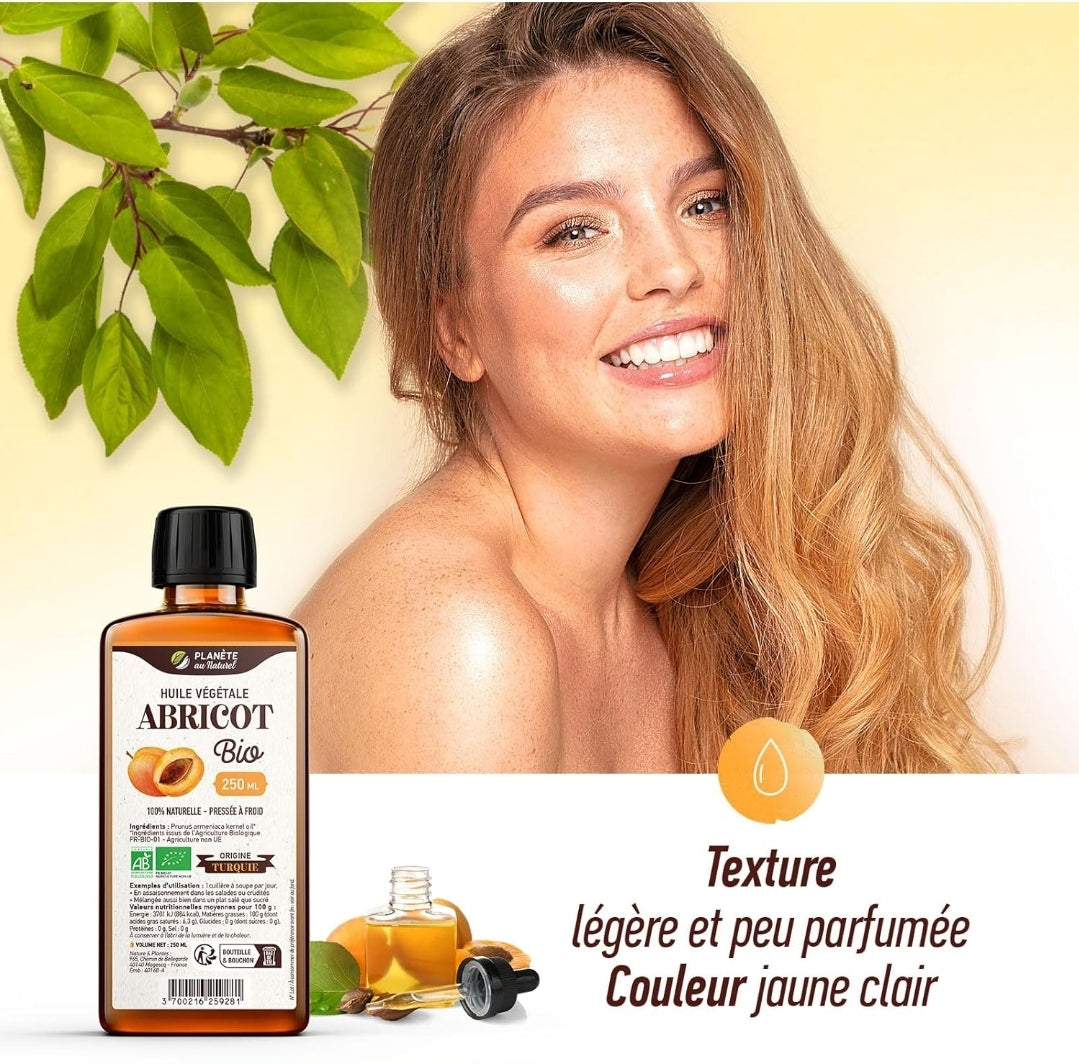 Huile d'amande douce d'abricot