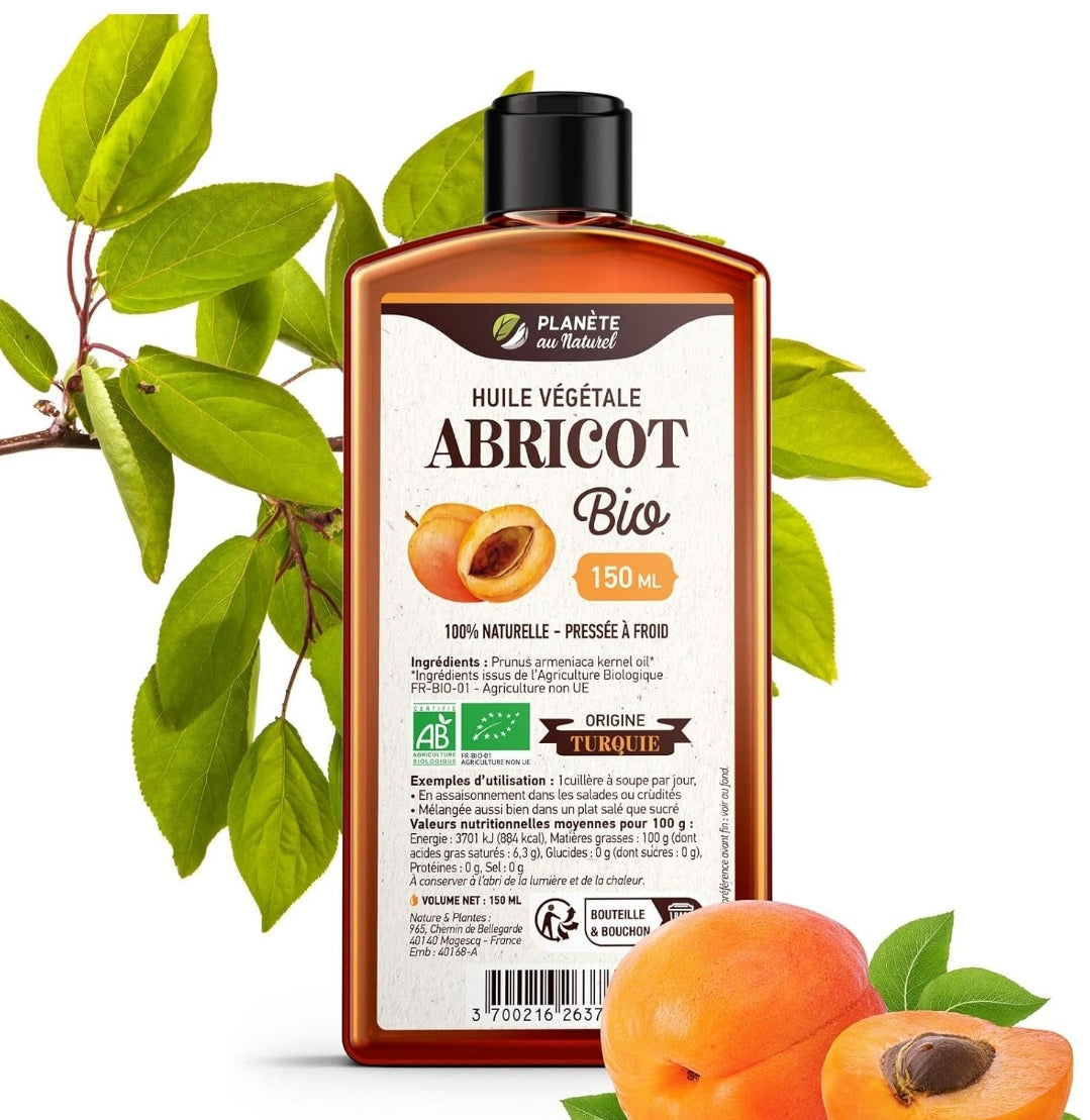 Huile d'amande douce d'abricot